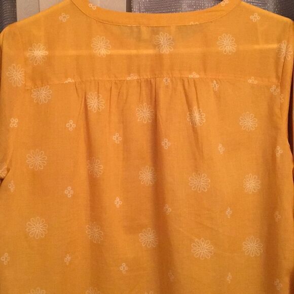 LOFT outlet Petite Button Down Blouse Small - Picture 7 of 8